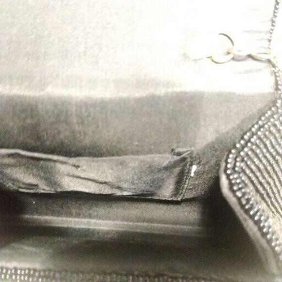 MCM Black Beaded Wristlet / Crossbody Small Cute Purse Bag - Picture 14 of 15